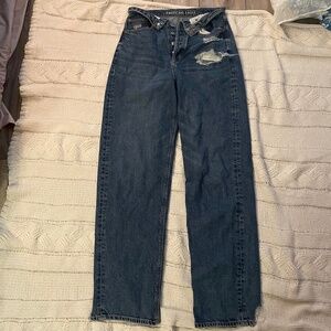 Blue jeans. Brand: American Eagle Outfitters, Color: blue, Size: 6